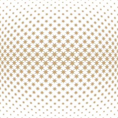 Yıldız ile geometrik yarım ton vektör desen. Kenarlık, tasarım öğesi veya arka plan olarak kullanılabilir.