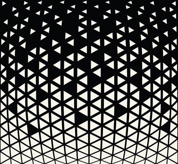 抽象的なシームレスな幾何学的な三角形パターンのベクトルの背景 — ストックベクタ