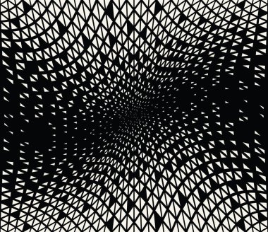 kesintisiz geometrik üçgen desen vektör arka plan