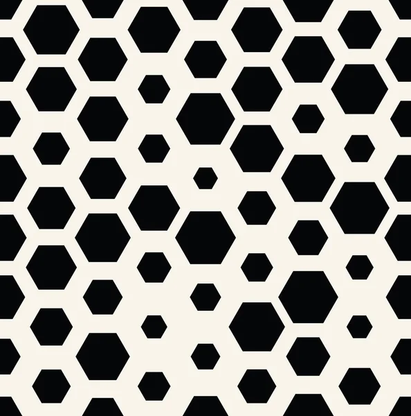 Hexagon Halftone Seamless Minimal Design Pattern Geometric Background Print Texture — Stock Vector