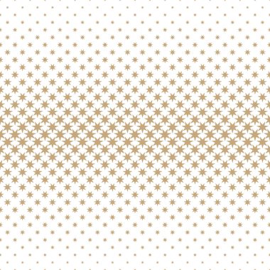 Yıldız ile geometrik yarım ton vektör desen. Kenarlık, tasarım öğesi veya arka plan olarak kullanılabilir.