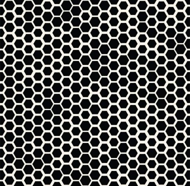 altıgen yarı ton kesintisiz en az tasarım deseni, geometrik arka plan doku yazdırın