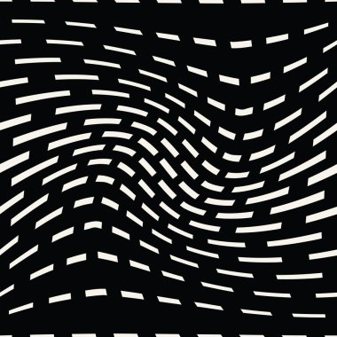 kesintisiz geometrik kesik çizgiler desen vektör arka plan