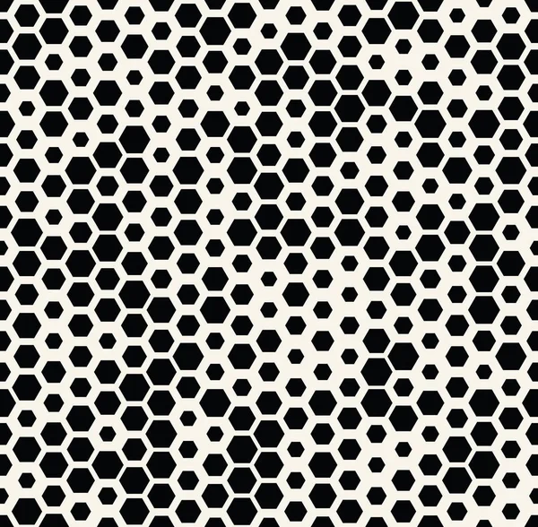 Hexagon Halbton Nahtlose Minimale Design Muster Geometrischer Hintergrund Drucken Textur — Stockvektor