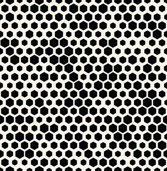 Motif Conception Minimale Sans Couture Hexagone Demi Ton Texture Impression — Image vectorielle