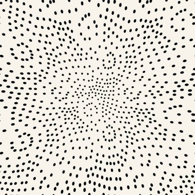 Soyut kesintisiz geometrik dekoratif vektör dotpattern