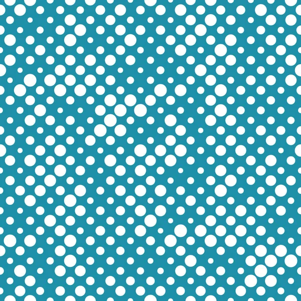 Dot Halftone Seamless Pattern Minimal Geometric Background Print Texture — Stock Vector