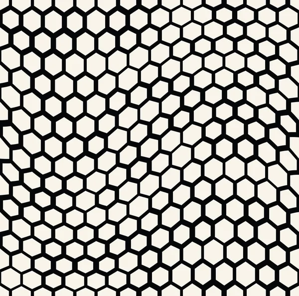 Šestiúhelník Trippy Vzor Bezešvé Minimální Geometrické Pozadí Tisk Textury — Stockový vektor