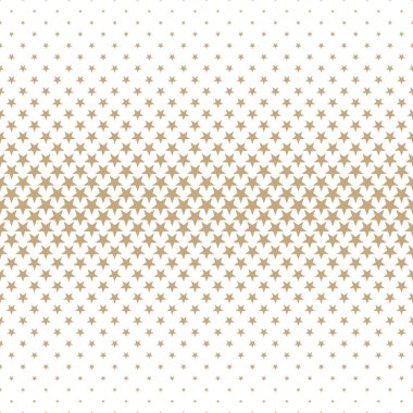 Yıldız ile geometrik yarım ton vektör desen. Kenarlık, tasarım öğesi veya arka plan olarak kullanılabilir.