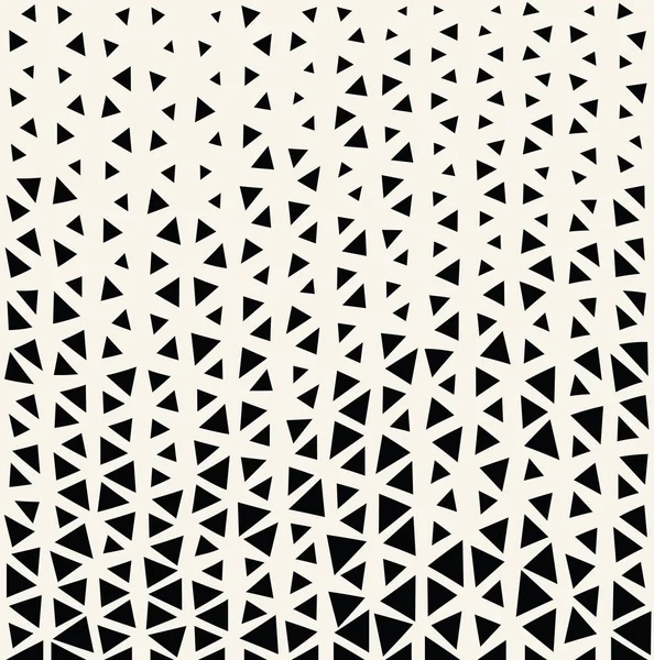 Triangle Halftone Seamless Pattern Minimal Geometric Background Print Texture — Stock Vector