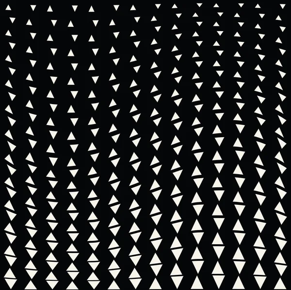 Трикутник Напівтоновий Безшовний Візерунок Мінімальна Геометрична Текстура Фонового Друку — стоковий вектор