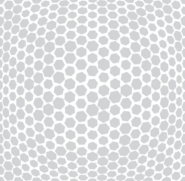 Hexagon Trippy Seamless Pattern Minimal Geometric Background Print Texture — Stock Vector