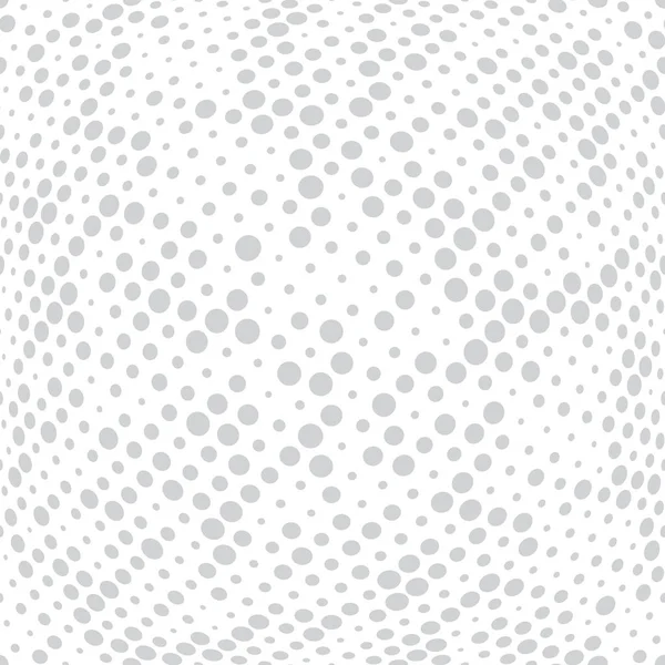 Abstract Seamless Geometric Halftone Pattern — Stock Vector