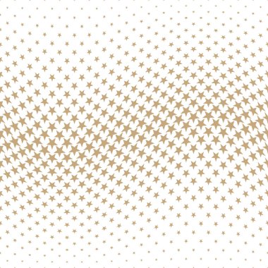 Yıldız ile geometrik yarım ton vektör desen. Kenarlık, tasarım öğesi veya arka plan olarak kullanılabilir.
