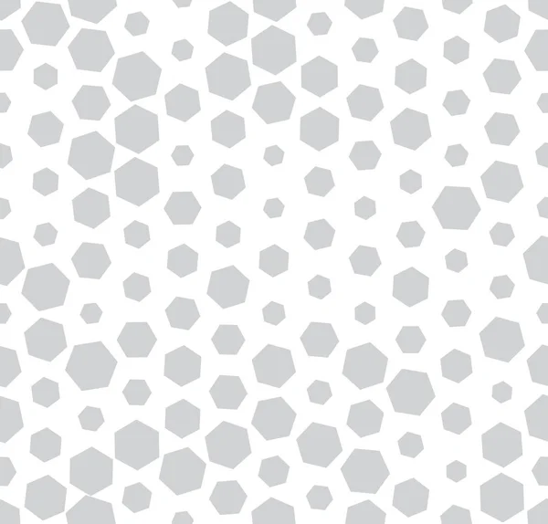 Hexagon Halbton Nahtlose Minimale Design Muster Geometrischer Hintergrund Drucken Textur — Stockvektor