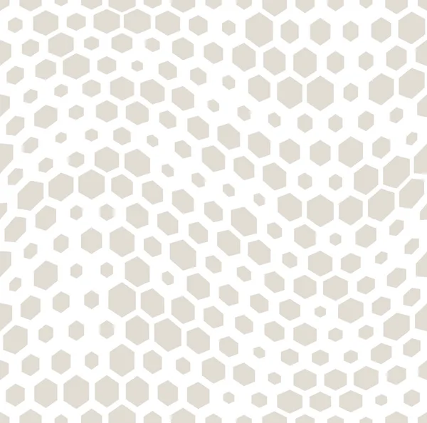 Hexagon Trippy Nahtloses Muster Minimale Geometrische Hintergrundtextur — Stockvektor