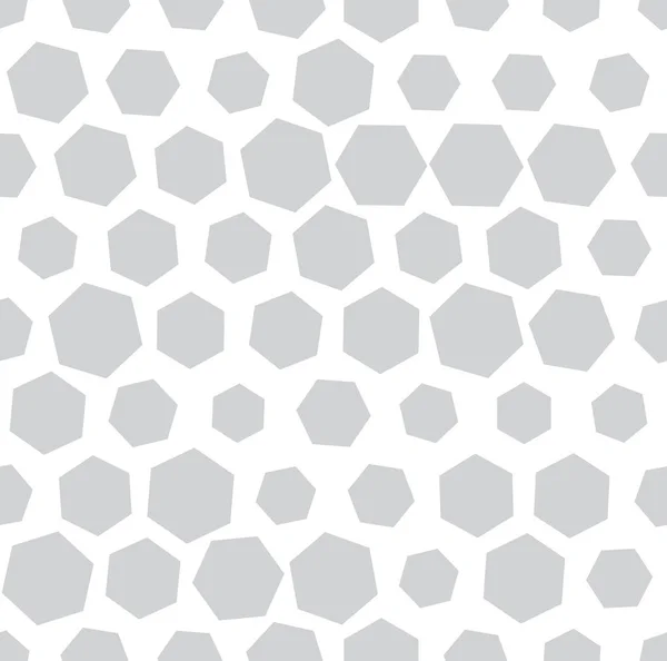 Hexagon Halbton Nahtlose Minimale Design Muster Geometrischer Hintergrund Drucken Textur — Stockvektor
