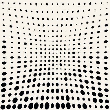 yarı ton nokta seamless modeli, en az geometrik arka plan