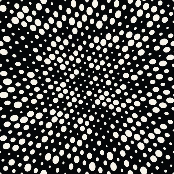 Patrón de medio tono geométrico sin costura abstracto — Archivo Imágenes Vectoriales