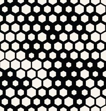altıgen yarı ton kesintisiz en az tasarım deseni, geometrik arka plan doku yazdırın