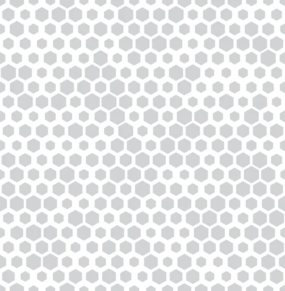 Hexagon halbton nahtlose minimale design-muster, geometrischer hintergrund drucken textur — Stockvektor