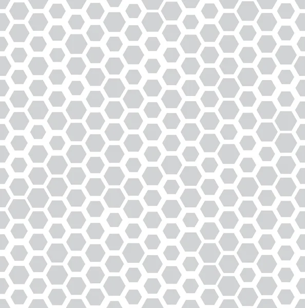 Hexagon halftone seamless minimal design pattern, geometric background print texture — Stock Vector