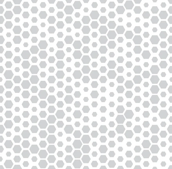 Hexagon halbton nahtlose minimale design-muster, geometrischer hintergrund drucken textur — Stockvektor