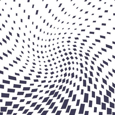 soyut geometrik kare yarı ton solma degrade deseni