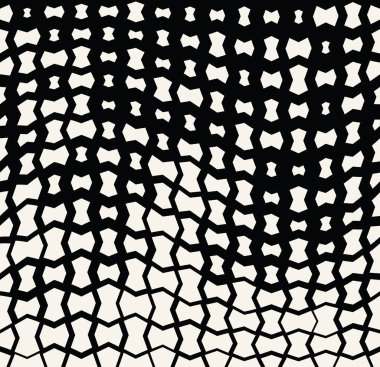 yarı ton geometrik vektör sınır desen