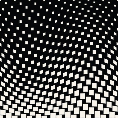 soyut geometrik kare yarı ton solma degrade deseni