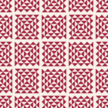 soyut dikişsiz geometrik üçgen vektör deseni, modern arka plan kare doku, trendy moda yastık tasarımı