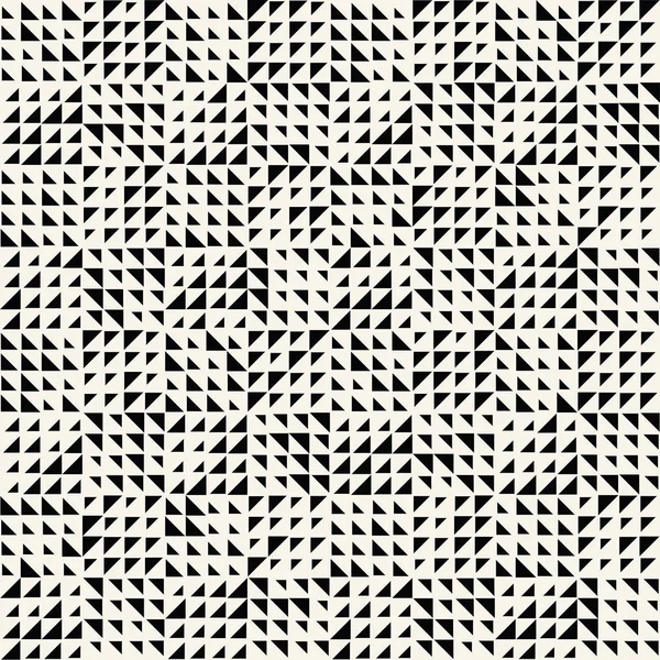 Абстрактний безшовний геометричний трикутник векторний візерунок, сучасна фонова текстура, модний дизайн подушки — стоковий вектор
