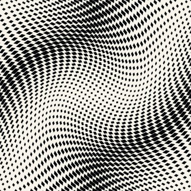 soyut geometrik kare yarı ton solma degrade deseni