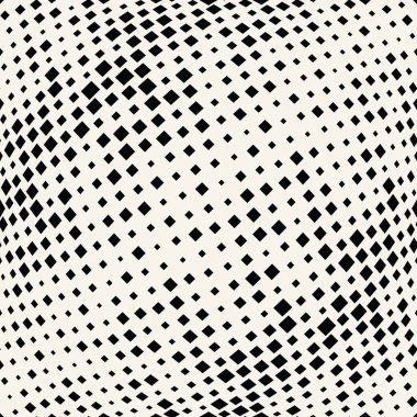 soyut geometrik kare yarı ton solma degrade deseni