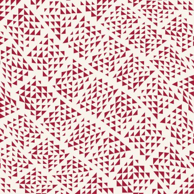 soyut dikişsiz geometrik üçgen vektör deseni, modern arka plan tek renkli doku, basit moda yastık tasarımı