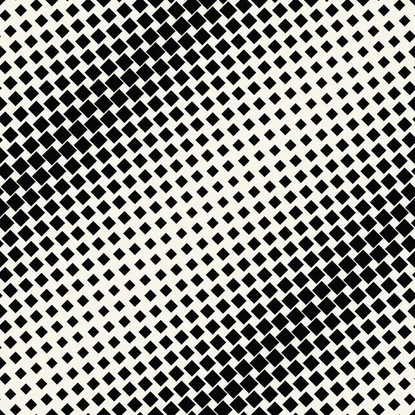 Geometrik persegi halftone gradien pola grafis desain - Stok Vektor