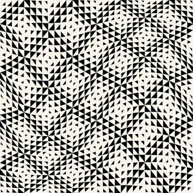 soyut dikişsiz geometrik üçgen vektör deseni, modern arka plan tek renkli doku, basit moda yastık tasarımı