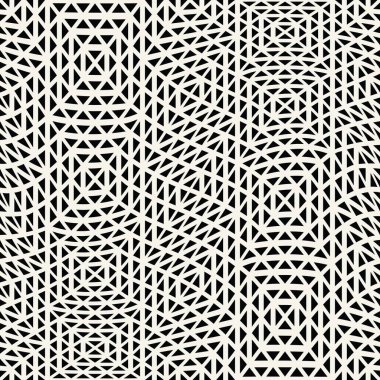 soyut dikişsiz geometrik üçgen vektör deseni, modern arka plan tek renkli doku, basit moda yastık tasarımı