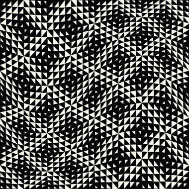 soyut dikişsiz geometrik üçgen vektör deseni, modern arka plan tek renkli doku, basit moda yastık tasarımı