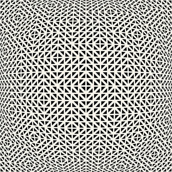 Абстрактный бесшовный геометрический треугольный векторный узор, современная монохромная текстура фона, простой дизайн модных подушек — стоковый вектор
