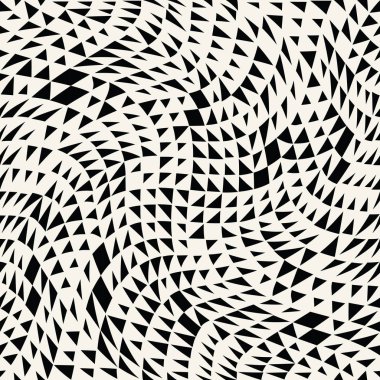 soyut dikişsiz geometrik üçgen vektör deseni, modern arka plan tek renkli doku, basit moda yastık tasarımı