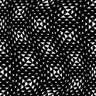 soyut dikişsiz geometrik üçgen vektör deseni, modern arka plan tek renkli doku, basit moda yastık tasarımı