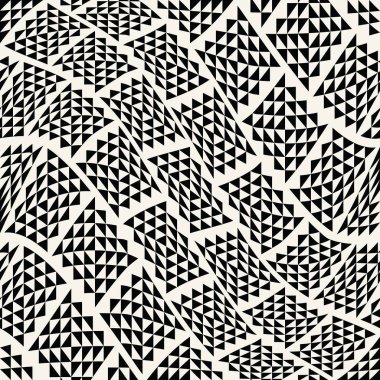 soyut dikişsiz geometrik üçgen vektör deseni, modern arka plan tek renkli doku, basit moda yastık tasarımı