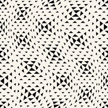 soyut dikişsiz geometrik üçgen vektör deseni, modern arka plan tek renkli doku, basit moda yastık tasarımı