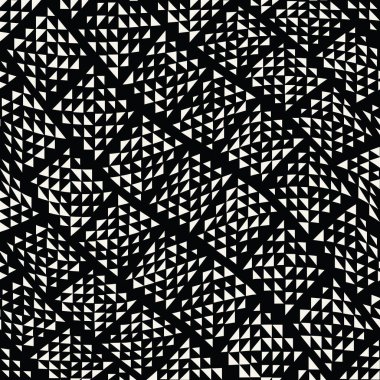 soyut dikişsiz geometrik üçgen vektör deseni, modern arka plan tek renkli doku, basit moda yastık tasarımı