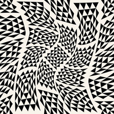 soyut dikişsiz geometrik üçgen vektör deseni, modern arka plan tek renkli doku, basit moda yastık tasarımı