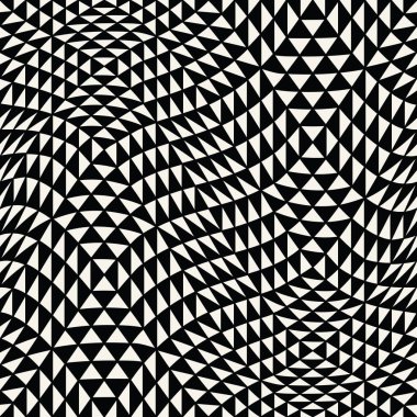 soyut dikişsiz geometrik üçgen vektör deseni, modern arka plan tek renkli doku, basit moda yastık tasarımı