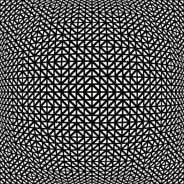 Abstrakte nahtlose geometrische Dreieck-Vektormuster, moderne Hintergrund monochrome Textur, einfache Mode Kissendesign — Stockvektor