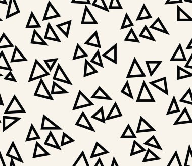 kusursuz arka plan için soyut geometrik üçgen desen, basit minimalist grafik, retro dekorasyon ve kumaş