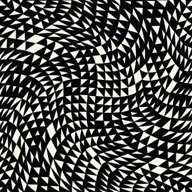 soyut dikişsiz geometrik üçgen vektör deseni, modern arka plan tek renkli doku, basit moda yastık tasarımı